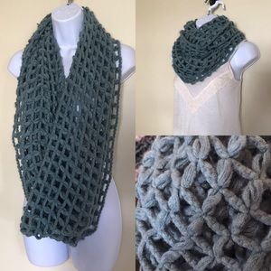 NEW Turquoise Net Infinity Scarf